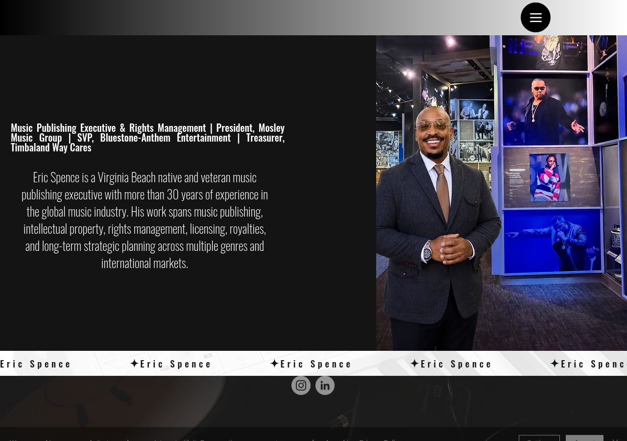 Eric Spence website