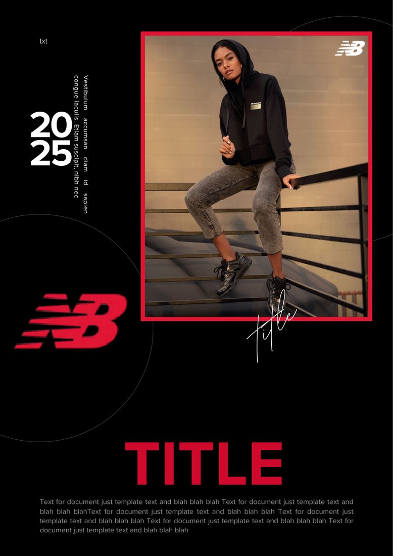 New Balance Canva Master Template preview